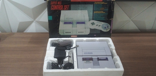 Super Nintendo Todo Original Na Caixa Completo