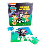 Paw Patrol Libro C/ 3 Rompecabezas Historias Para Armar