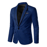 Suits Men Elegant Casual Solid Blazer Business Home