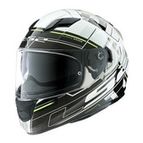 Casco Integral Ls2 320 Stream Scape Dv Whi Black Xl Genamax