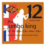 Cuerdas Bronce Rotosound Jumbo King Jk12 012-054