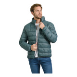 Campera Canterbury Inflada  Gisborne Jacket Invierno Verde