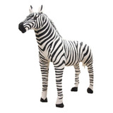Perfect Peluche Zebra Safari De Promoción, Suave Y Realista.