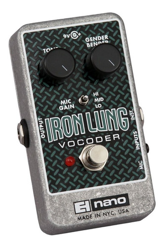 Pedal Electro Harmonix Iron Lung Vocoder Para Guitarra Y Voz