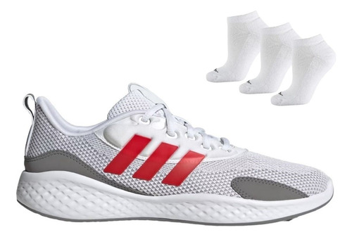 Tênis adidas Masculino Fluidflow 3.0 + 3 Pares De Meias