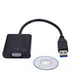 Cabo Adaptador Conversor Usb 2.0 Para Vga Monitor