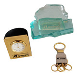 Kit Llavero Porta Lápices Reloj Tarjetero Escritorio Set Emp