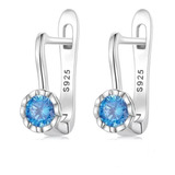 Aretes Colgantes Elegantes En Plata 925 Para Mujer