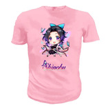 Playera Demon Slayer Shinobu Mariposas Para  Adultos Y Niños