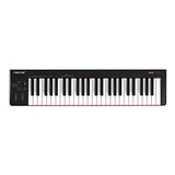 Controlador Midi De 49 Teclas Se49, Negro Blanco Gris