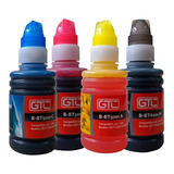 Kit X4 Botellas De Tintas P/brother Dcp300/500 Bk+cy+ma+ye