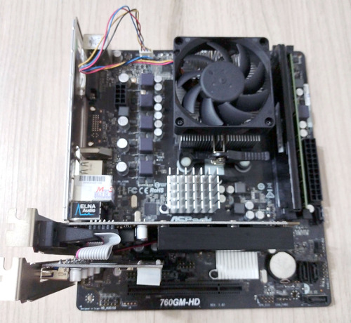 Kit Placa-mãe 760gm-hd, Amd Fx-6300, 12 Gb, Placa De Video