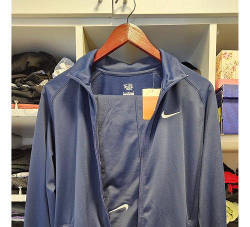 Conjunto Deportivo Liso Nike Talle M Azul  S/uso