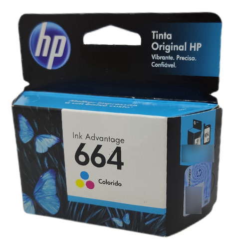 Cartucho 664 Color Original Hp 1115 2136 3636 3836 4536 4676