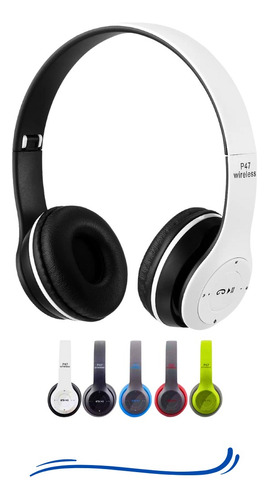Fone De Ouvido Bluetooth P47 Wireless 5.0 Headphone Micro Sd