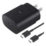 Cargador Para Sam-sung 25w Usb Tipo C Super Carga Rápida