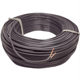 Cable 2x1 Mm Tipo Bipolar Paralelo Alargue Rollo 100mts Negr