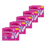 Kit Com 5 Absorventes Interno Intimus Mini - 8 Unidades