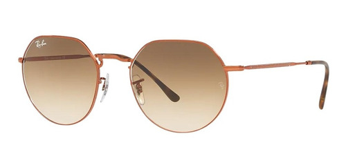 Oculos De Sol Ray Ban Jack Rb3565l 53mm Bronze - Original 