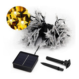 Guirnalda Luces Led Estrella 7 Metros Solar Navidad Completa