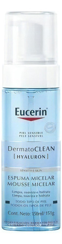 Espuma Limpiadora Facial Micelar Eucerin Dermatoclean 150ml