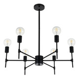 Candelabro Moderno Absorb Dome Light Con Neoglint De Metal