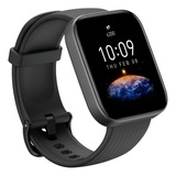 Smartwatch Amazfit Bip 3 Pro 1.69 40mm Aluminio Black Color De La Caja Negro Color De La Malla Negro Color Del Bisel Negro