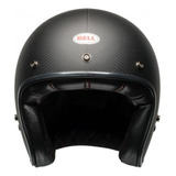 Casco Bell Custom 500 Fibra De Carbono Abierto Retro