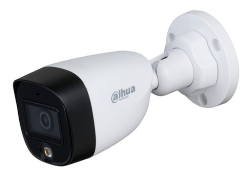 Dahua Cámara Bullet Hac-hfw1209c-led Full Color 1080p Lente De 2.8 Mm Luz Blanca Inteligente De Hasta 20 Mts Tecnología Starlight Formatos Múltiples De Video Protección Ip67 Serie Lite Tipo Bala