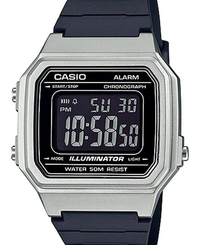 Relógio Casio Masculino Digital Prata  W-217hm 7bdf