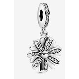 Charm,dije Pandora Flor Cubics Colgante Plata925 Original 