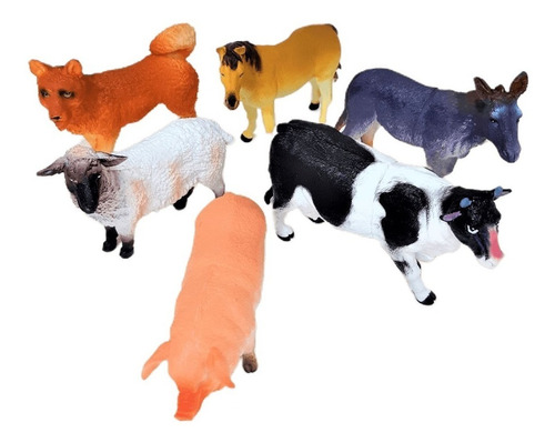 Animales De La Granja X6 - Farm Animals Toy Shop