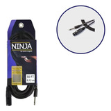 Cabo Santo Angelo P10/xlr Microfone 9,15mts Ninja Hg Series