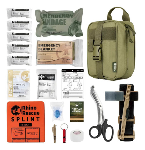 Kit Médico Sobrevivência Primeiros Socorros | Cura Rápida | Parcelamento sem juros