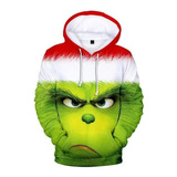 Sudadera Drink Up Con Capucha Cómo Grinch Robo Navidad