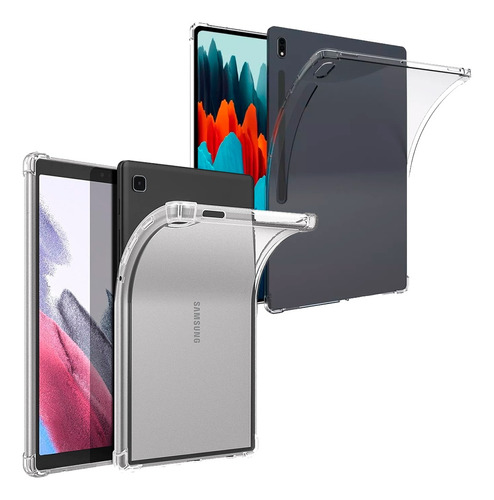 Capa Transparente Silicone Compatível Tab Galaxy S7 E S8 11 