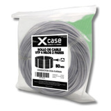 Cable Utp 50mts Xcase Cat 5e 4 Hilos 2 Pares Uso Interior