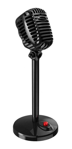 Micrófono Usb Mut F13 Omnidireccional Condenser Negro