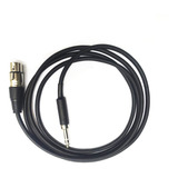 Cable Xlr Hembra A Plug 6.3 Trs Balanceado De 7 Metros.