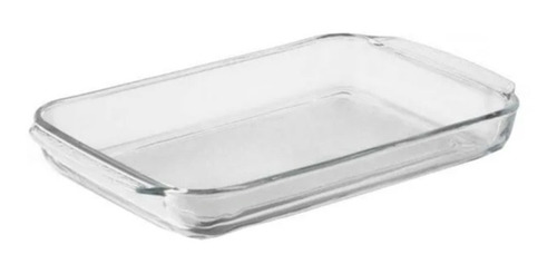 Bandeja Rectangular De Vidrio Refractario 3.2 Litros