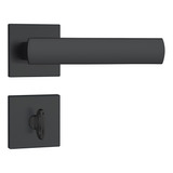 Fechadura Porta Banhero Wc 823/35 Roseta Preto Fosco Stam 