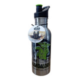 Botella Metalica Star Wars 630ml The Mandalorian Yoda