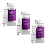 Kit Com 3 Unid - Cicatricure Gel Cicatrizes E Estrias 30g 