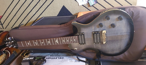 Guitarra Prs Se 245 Charcoal Burst Flamejante Bag