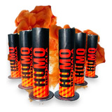 6 Bombas Humo Naranja Vela Gender Reveal Fiesta Evento