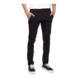 Jeans Hombre Rusty Wollie Negro Slim Fit Original