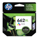 Cartucho Hp 662xl Colorido Original (cz106ab) Para Hp Deskje