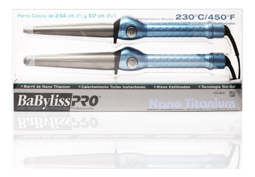 Ferros Conicos Babyliss Pro De 1 Y 1 ¼ Pulgada. Kbnt2fes