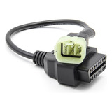 Cable Adaptador De 6 Pines A 16 Pines Obd2 Diagnóstico De F