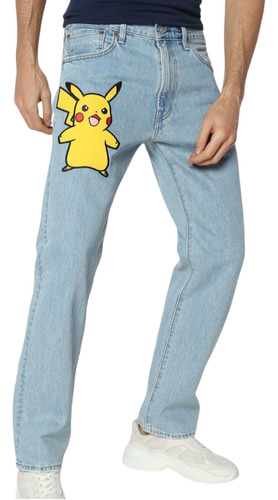 Jeans Levis X Pokemon 551 Z Loose Straight Leg 29x32 Caballe